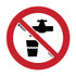 Do Not Drink Picto Only - Prohibition Signs