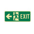 Exit Arrow Left With Running Man - Floor Signs