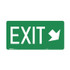 Exit Right Down Arrow - Exit Signs