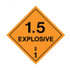 Explosive 1-5 - Dangerous Goods Signs