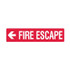 Fire Escape Left - Exit Signs