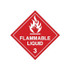 Flammable Liquid White - Dangerous Goods Signs