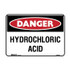 Hydrochloric Acid - Danger Signs