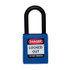 Blue Nylon Shackle Padlock - Nylon Safety Padlocks