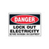Lock Out Electricity - Danger Signs