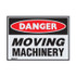 Moving Machinery - Danger Signs - Part No. 855005