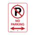 No Parking With Picto Both Arrows - Parking Signs