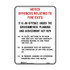 Notice Offences Relating To Fire Exits - Fire Equip Signs 845890