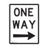 One Way Right - Road Signs