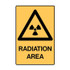 Radiation Area - Caution Signs