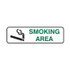 Smoking Area Landscape - No Smoking Signs