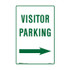 Visitor Parking Right Arrow - Parking Signs