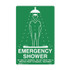 Emergency Shower - first aid Signs