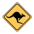 Kangaroo Picto - Road Signs