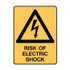 Risk Of Electric Shock - Caution Signs