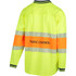 Traffic Control Long Sleeve Poly Cotton Taped Polo Shirt - Yellow/Orange