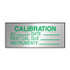 Self-Debossing Aluminium Foil Labels - Calibration By.. pack of 350