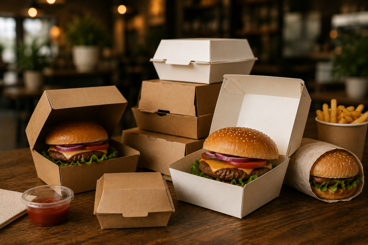 Box hamburger