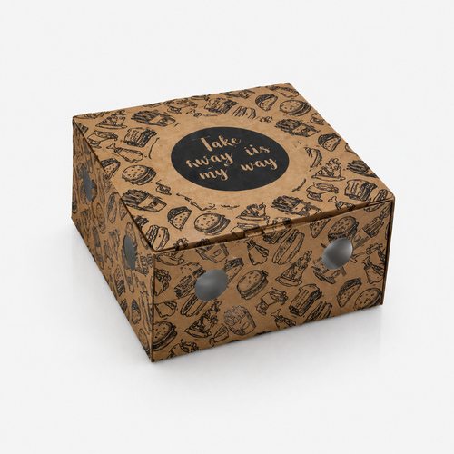 BOX FRITTI LAMINATO 15X15 INTERNO ALLUMINIO  – 100 PEZZI