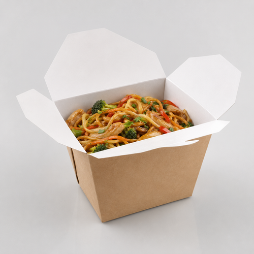 BOX TAKE AWAY AVANA 475 ML CON CHIUSURA A INCASTRO – 25 PEZZI