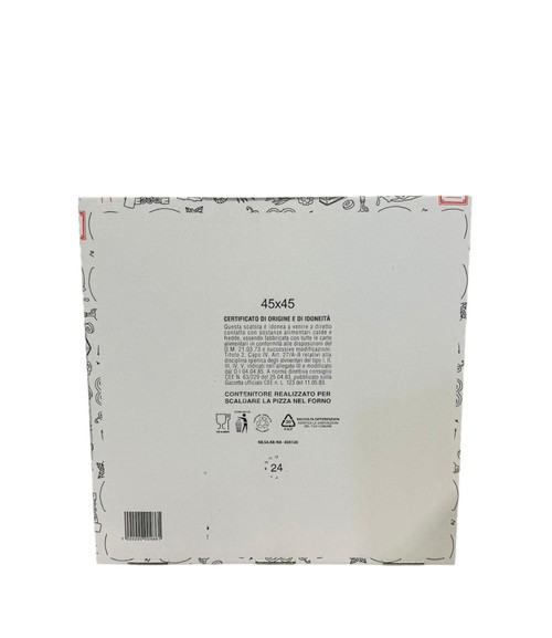 CONTENITORE PIZZA BIANCO AM 45x45- 50 PEZZI
