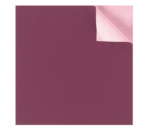 TOVAGLIOLI 4V VELO BI COLORE BORDEAUX ROSA