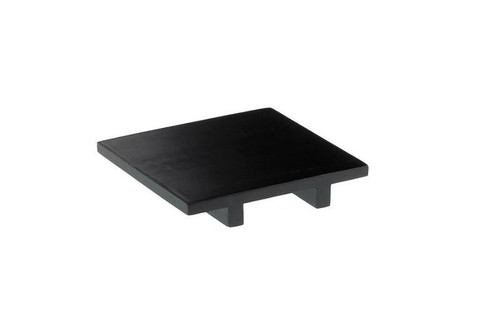 VASSOIO SUSHI IN BAMBOO NERO 15X15X2.5 CM