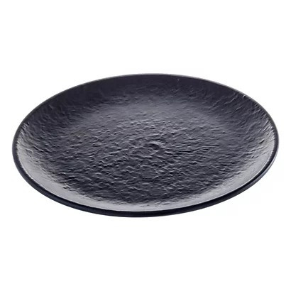VASSOIO TONDO MELAMINA NERO MAYA Ø 39,7X H3,4