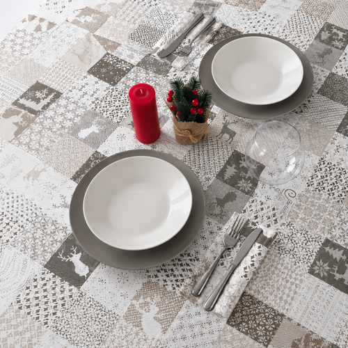 TOVAGLIA AIRLAID 100X100 CM PATCHWORK – 25 PEZZI