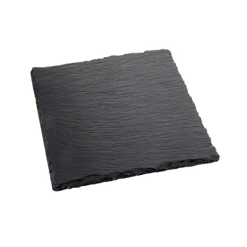 VASSOIO QUADRATO NERO IN ARDESIA