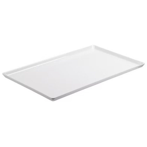 VASSOIO BIANCO RETTANGOLARE MELAMINA SNOW