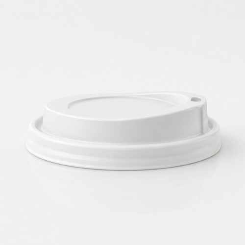 COPERCHIO CON FORO PER BICCHIERE DI CARTA 240 ML - 1000 PEZZI