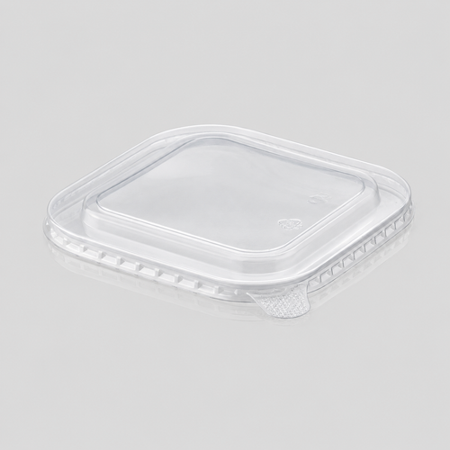 COPERCHIO TRASPARENTE IN PP PER INSALATIERA QUADRATA 17X17CM - 24PZ