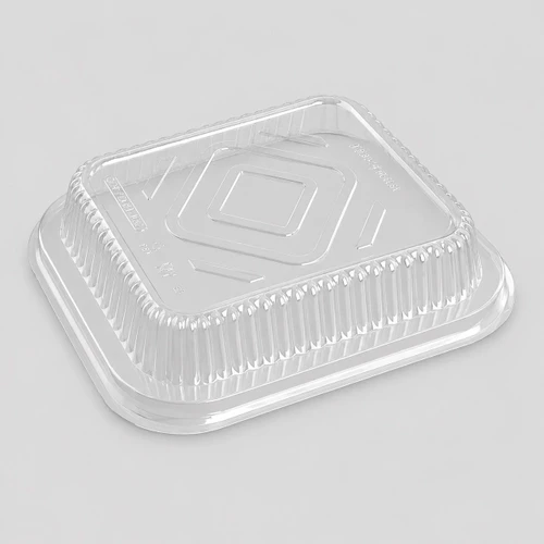 COPERCHIO TRASPARENTE PER VASCHETTE ALLUMINIO BORDO G – 100 PZ
