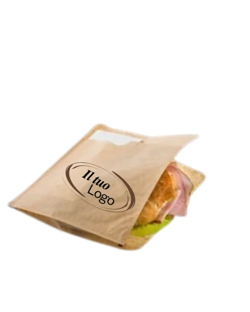 PORTA PANINO ANTIGRASSO AVANA PERSONALIZZATO CON TASCA PORTA TOVAGLIOLO