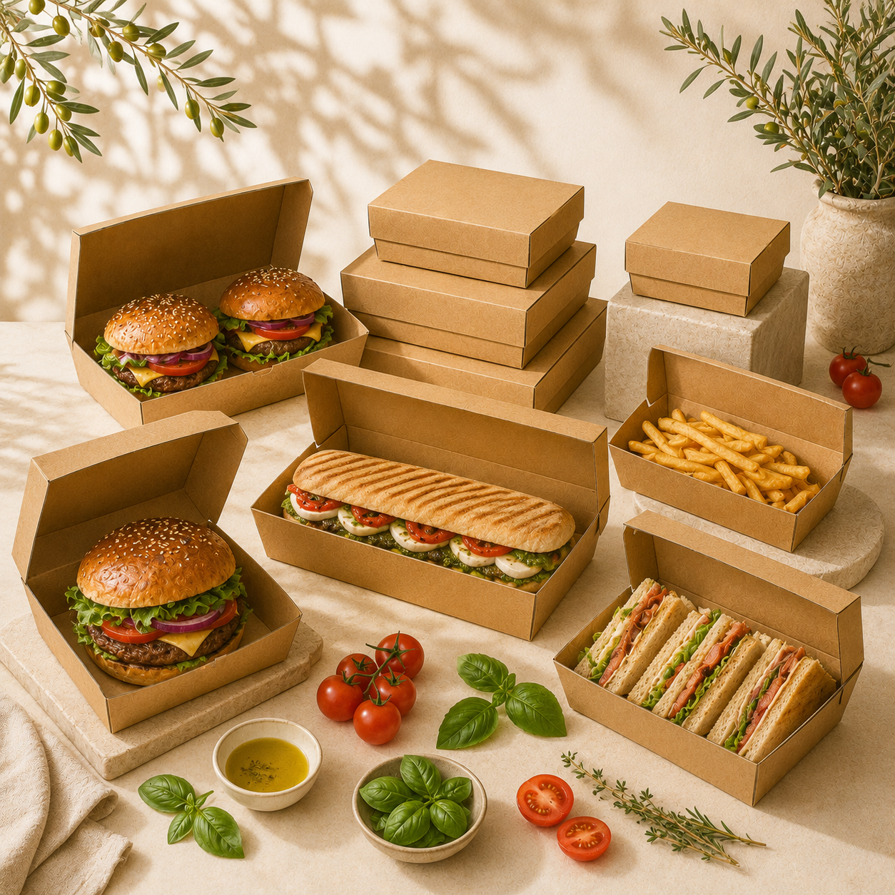 Box Panini e Hamburger 