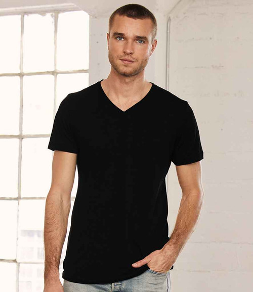 Canvas Unisex Jersey V Neck T-Shirt