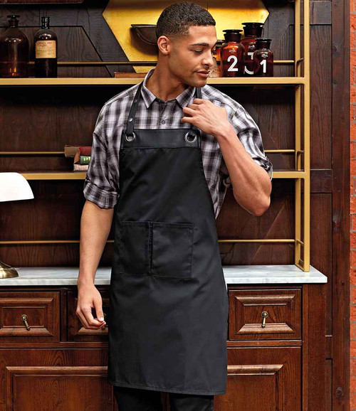 Premier Espresso Bib Apron