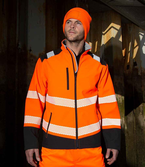 Result Safe-Guard Printable Ripstop Safety Soft Shell Jacket