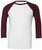 Unisex triblend ¾ sleeve baseball t-shirt