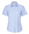 Russell Collection Ladies Short Sleeve Easy Care Oxford Shirt