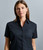 Russell Collection Ladies Short Sleeve Easy Care Cotton Poplin Shirt