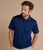 Henbury Coolplus® Textured Stripe Piqué Polo Shirt