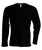 Men's long-sleeved V-neck T-shirt