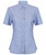 Women's modern short sleeve Oxford shirt