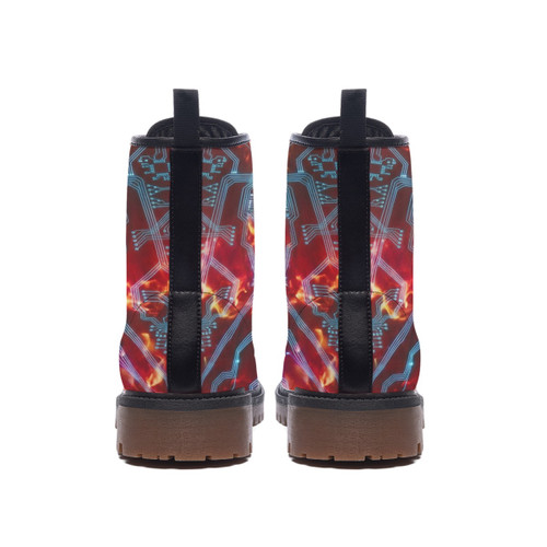 All-Over Print Women's Martin Short Boots PB7WF