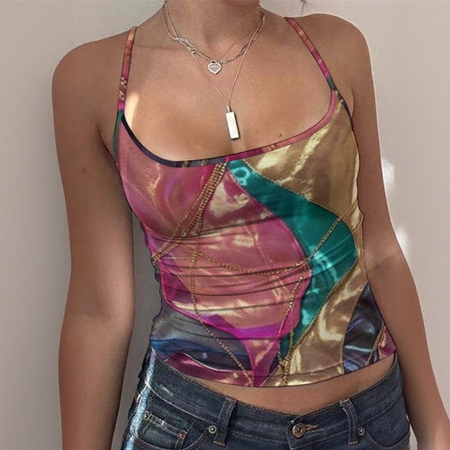 All-Over Print Women's Spaghetti Strap Tank Top PBCV1