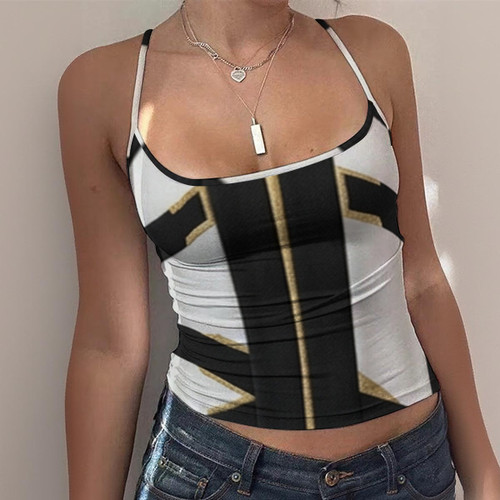 All-Over Print Women's Spaghetti Strap Tank Top PBCW4