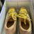 Madden Girl Tan Yellow Lace Up Terah Chunky Sole Hiker Shoes Sz 9 NIB