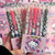 Hello Kitty Sanrio Pens Set Of 6 Sanrio Lovers Club Black Ink - SEALED NEW